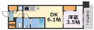 Dimora難波の物件間取画像